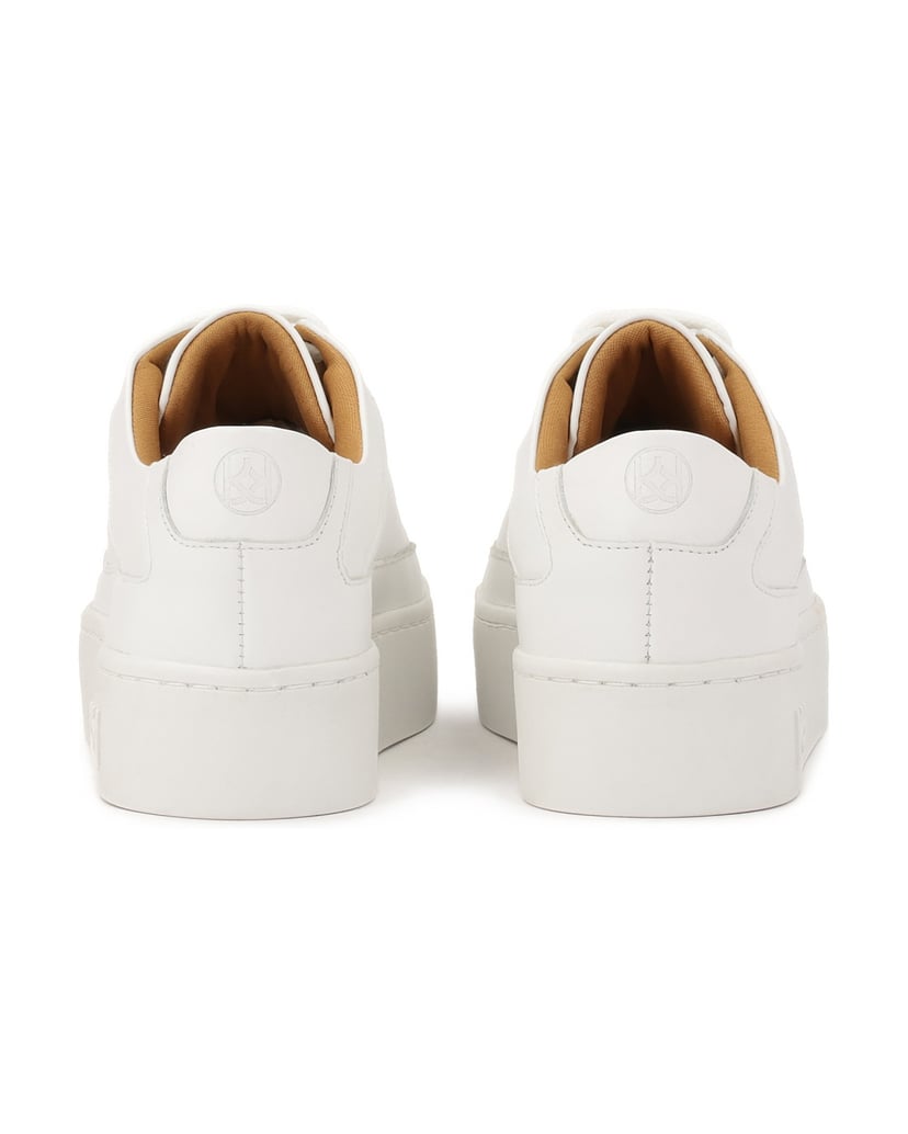 Kazar-Weiße-Turnschuhe-mit-Perforation-an-der-weiss