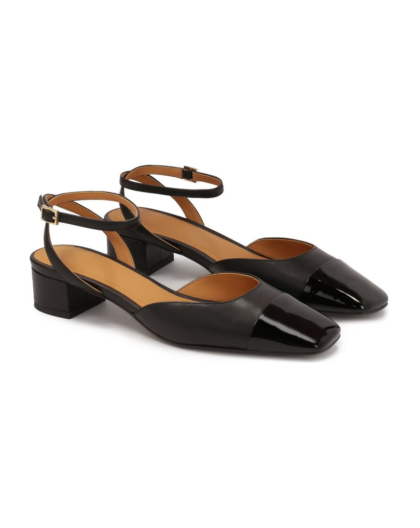 Kazar-Black-pumps-with-ankle-wrap-strap-čierna
