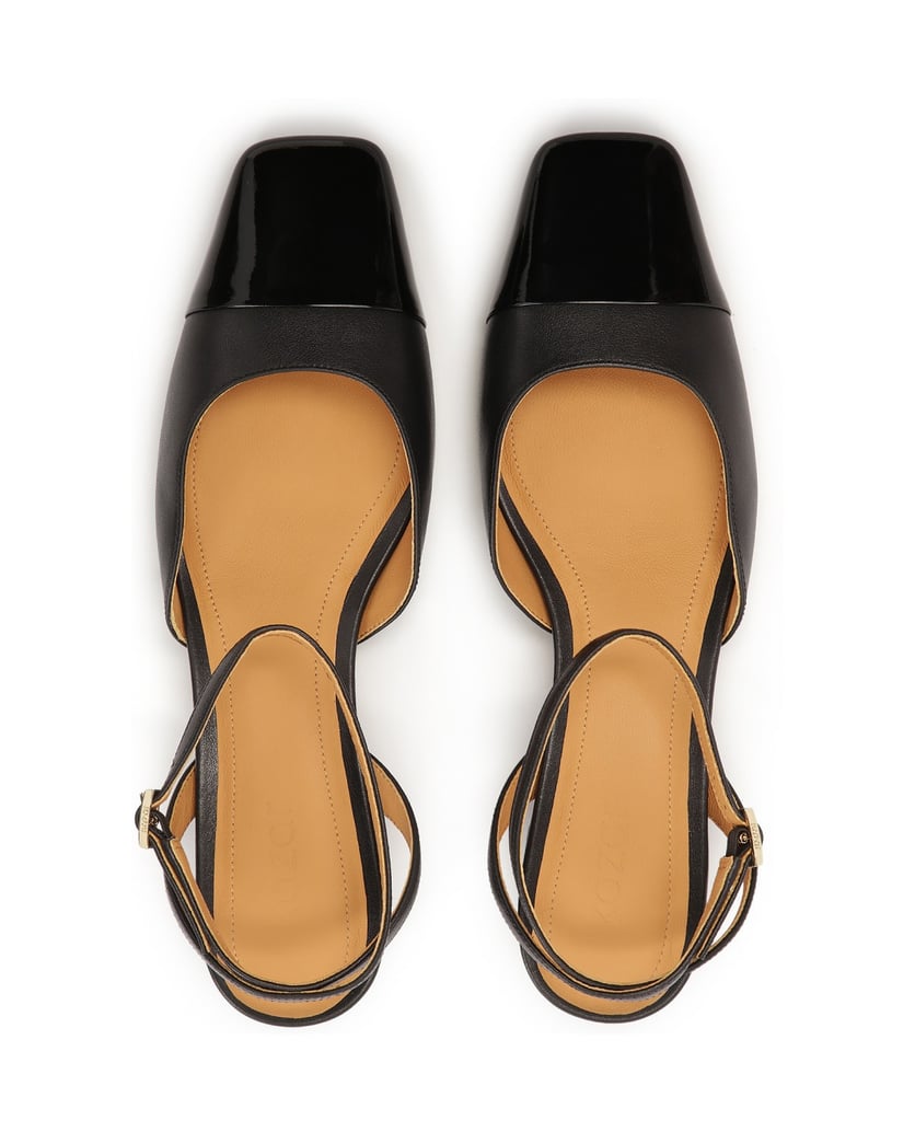 Kazar-Black-pumps-with-ankle-wrap-strap-čierna