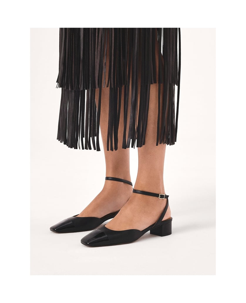 Kazar-Black-pumps-with-ankle-wrap-strap-čierna