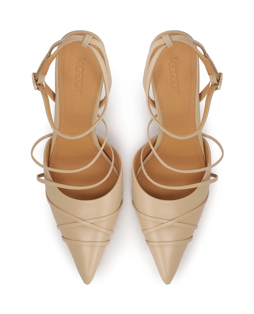 Kazar-Beigefarbene-Lederpumps-mit-Riemenverzie-beige