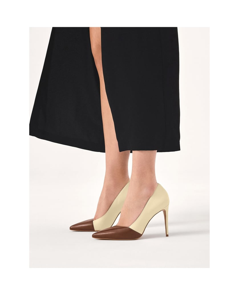 Kazar-Zweifarbige-Lederpumps-beige