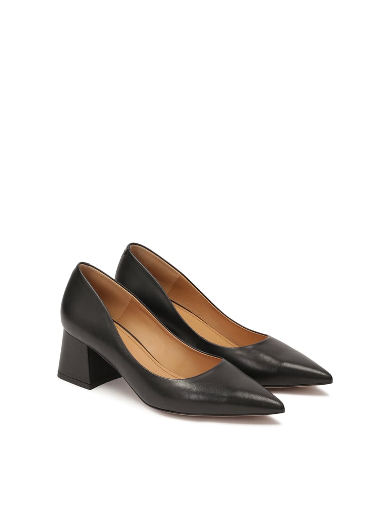 Kazar-Schwarze-Pumps-mit-niedrigem,-hohem-und