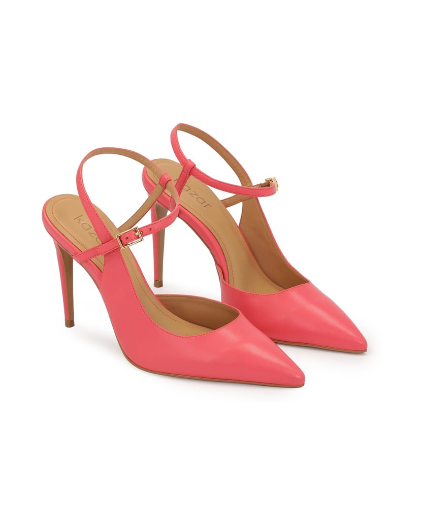 Kazar-Rosa-Pumps-mit-offenem-Absatz-pink