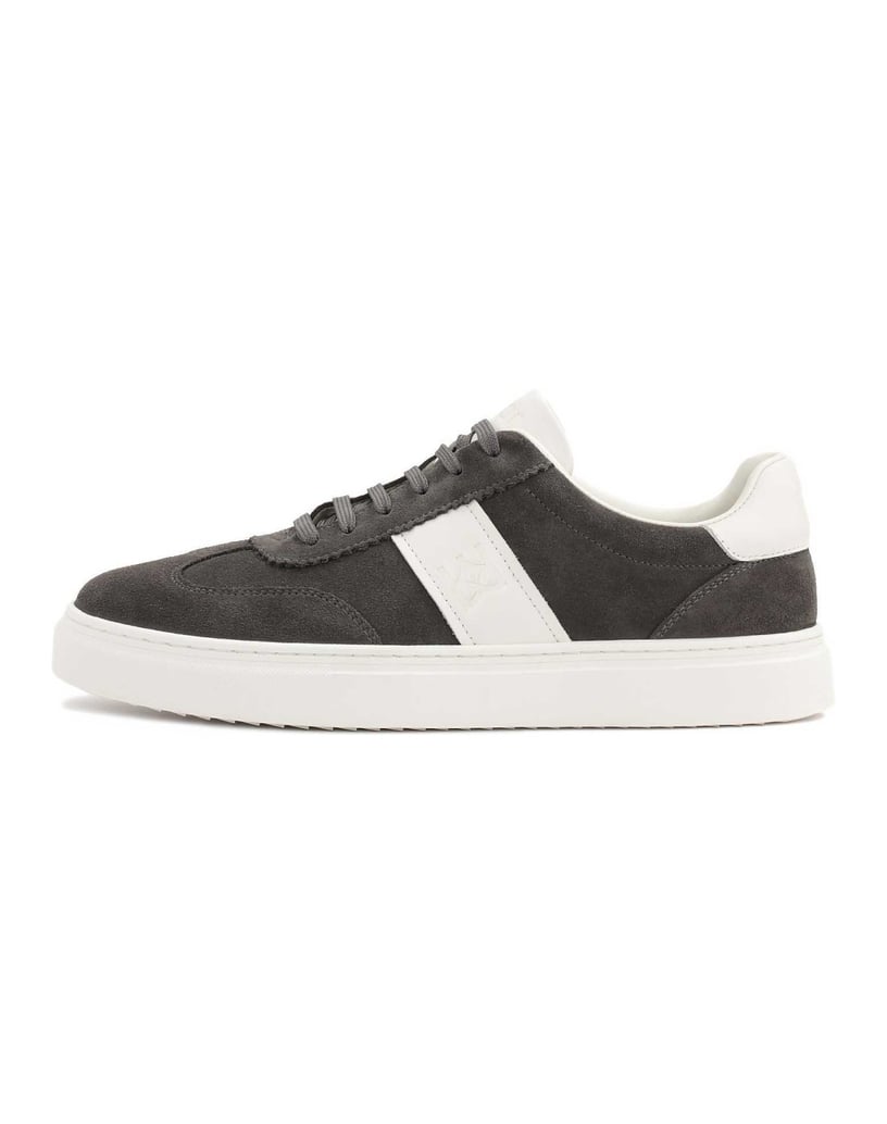 Kazar-Grey-suede-sneakers-with-white-inserts-šedá