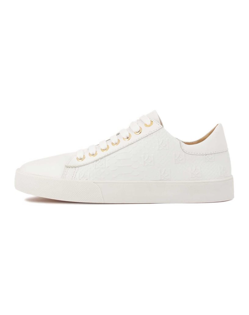 Kazar-White-sneakers-with-embossed-pattern-bílá