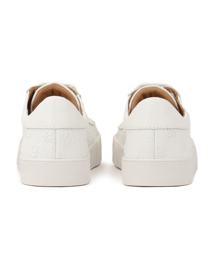 Kazar-White-sneakers-with-embossed-pattern-bílá