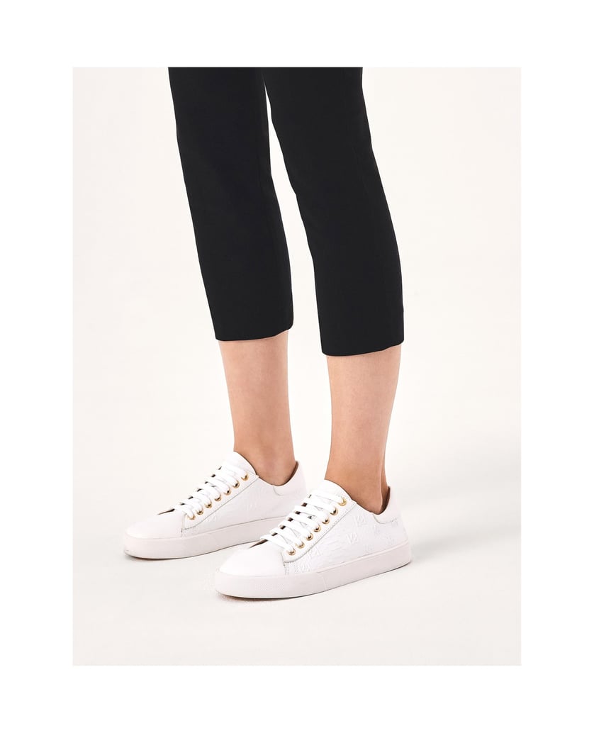 Kazar-White-sneakers-with-embossed-pattern-bílá