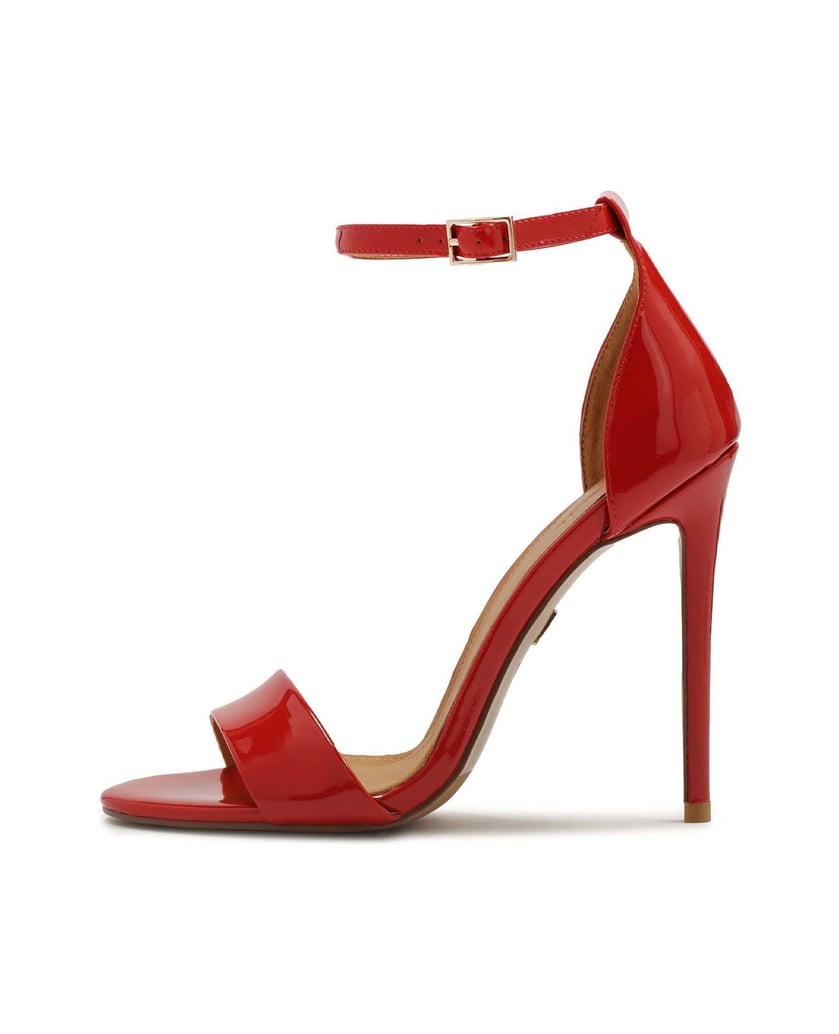 Kazar-Red-patent-leather-sandals-with-built-in-heel-červená