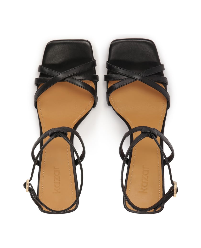 Kazar-Schwarze-Sandalen-mit-schlankem-Absatz-schwarz