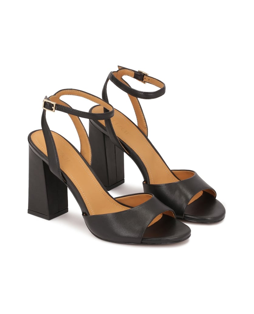 Kazar-Black-sandals-with-a-wide-heel-čierna