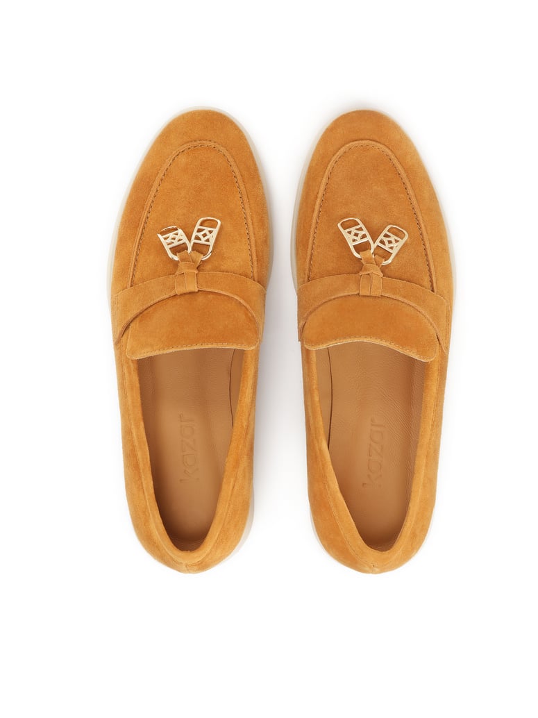 Kazar-Halbschuhe-aus-Wildleder-mit-Verzierung