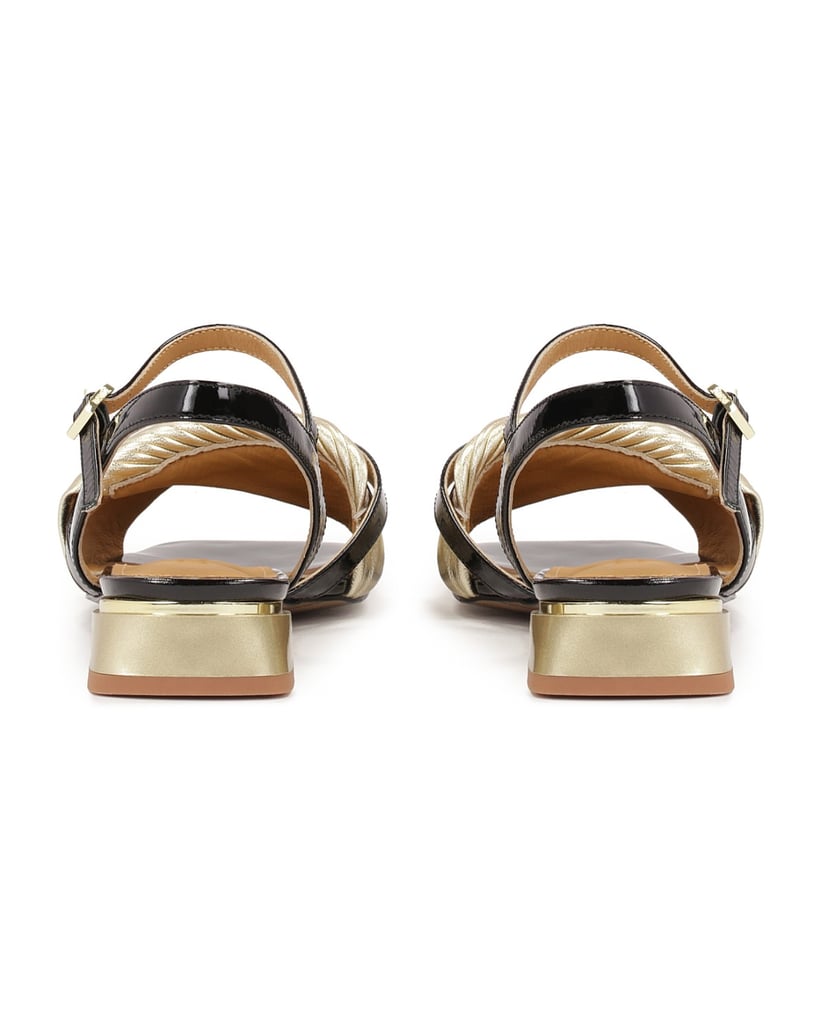 Kazar-Gold-schwarze-Sandalen-mit-niedrigen-Abs-schwarz