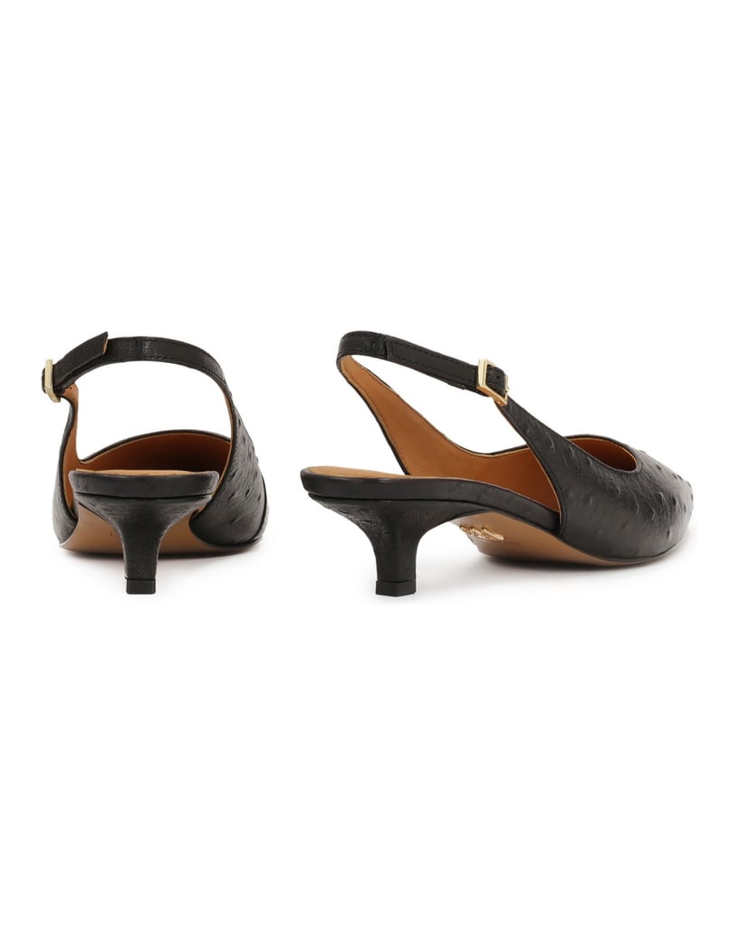Kazar-Schwarze-Slingback-Pumps-aus-geprägtem-L-schwarz