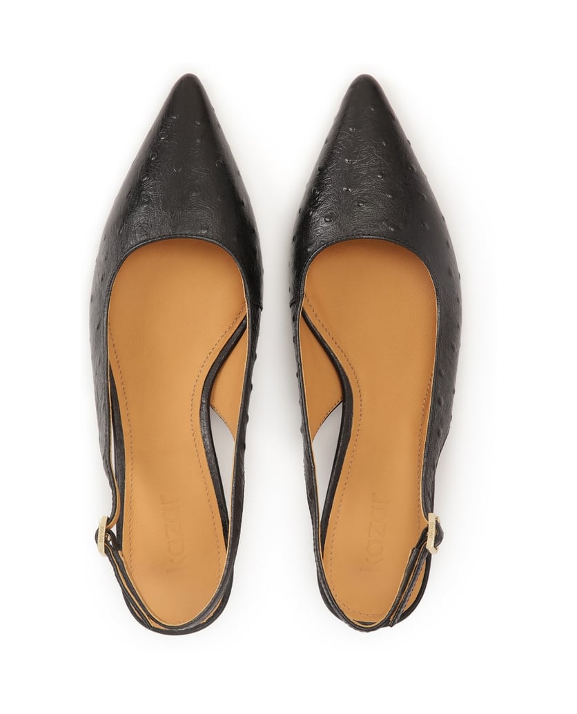 Kazar-Schwarze-Slingback-Pumps-aus-geprägtem-L-schwarz