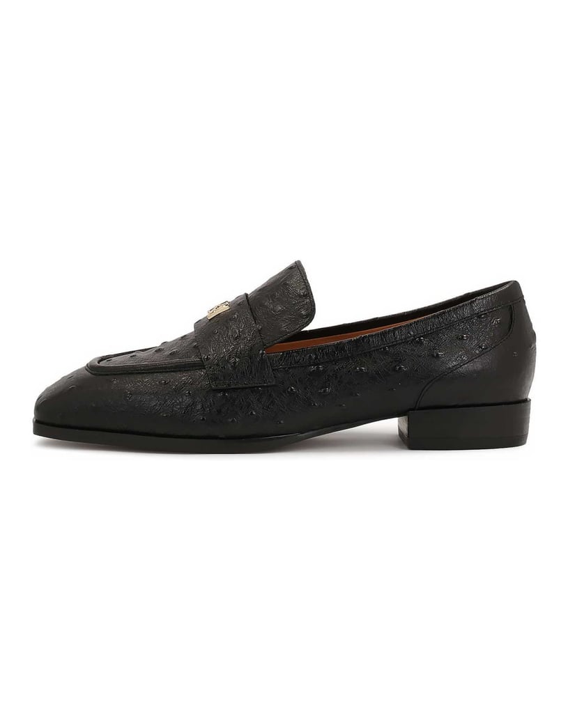 Kazar-Slip-on-loafers-with-square-toes-čierna