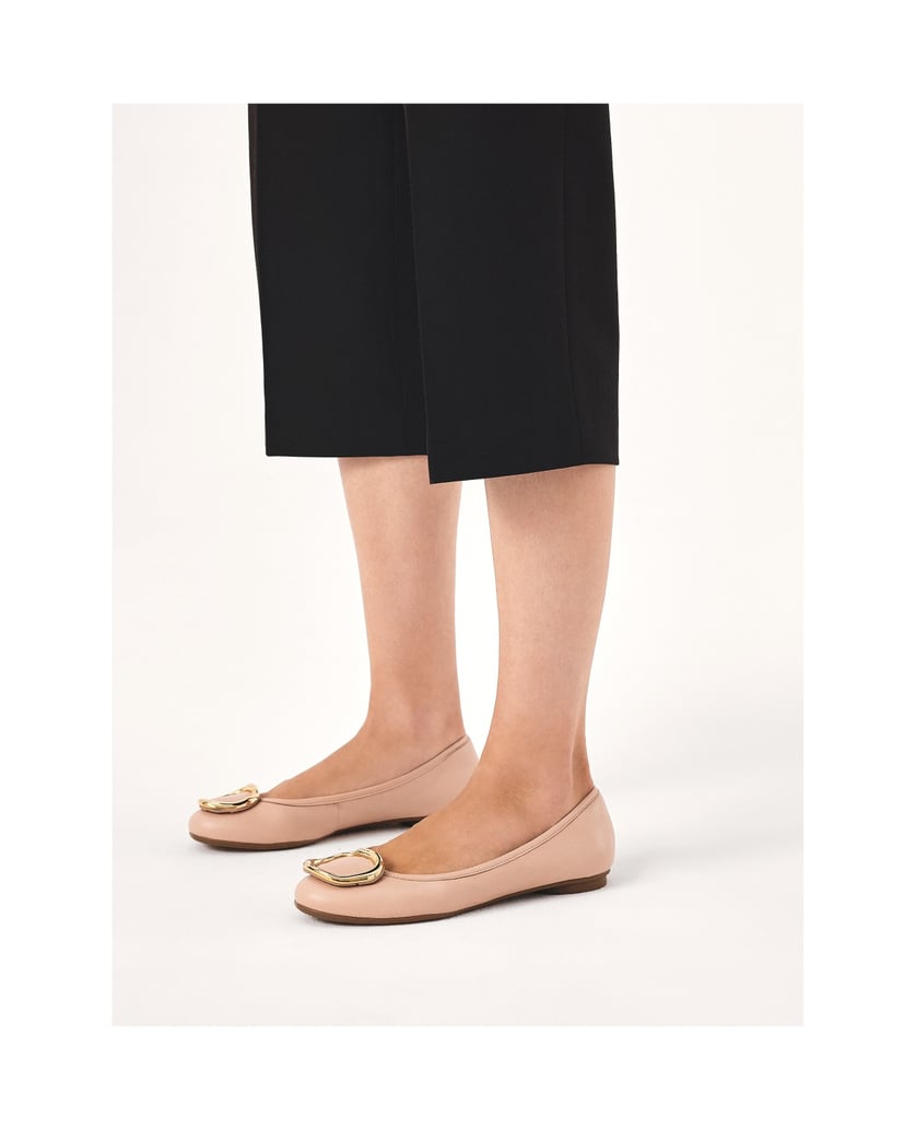 Kazar-Ballerinas-aus-Leder-in-Pastellfarben-pink