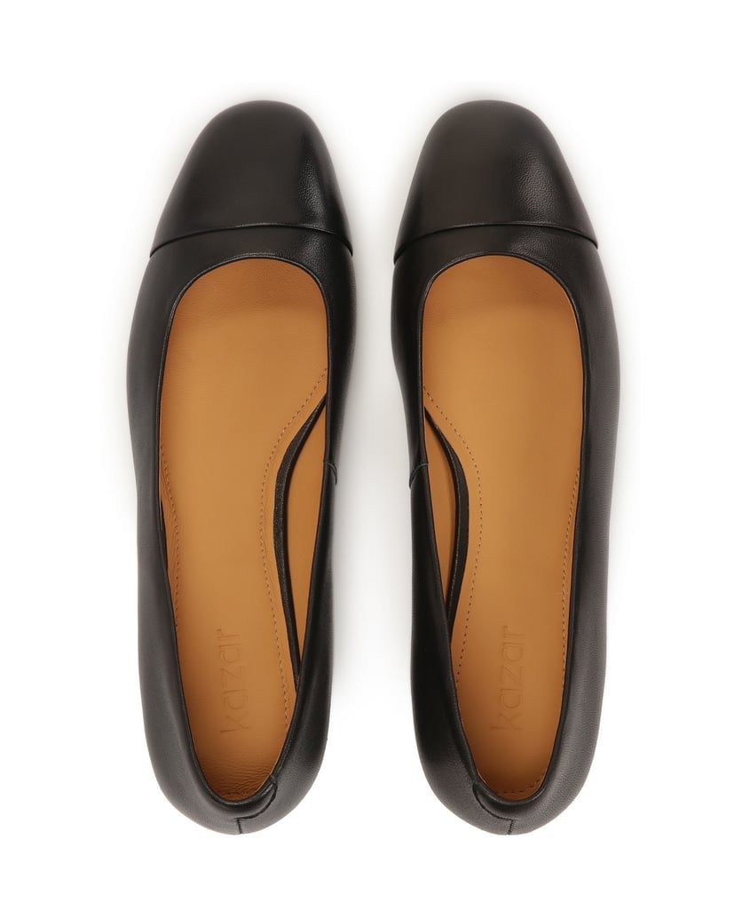 Kazar-Schwarze-Pumps-mit-flachem-Absatz-schwarz