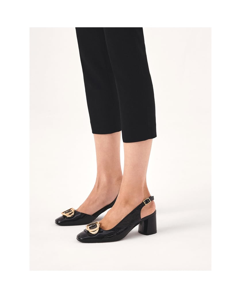 Kazar-Lackierte-schwarze-Pumps-mit-offenem-Abs-schwarz