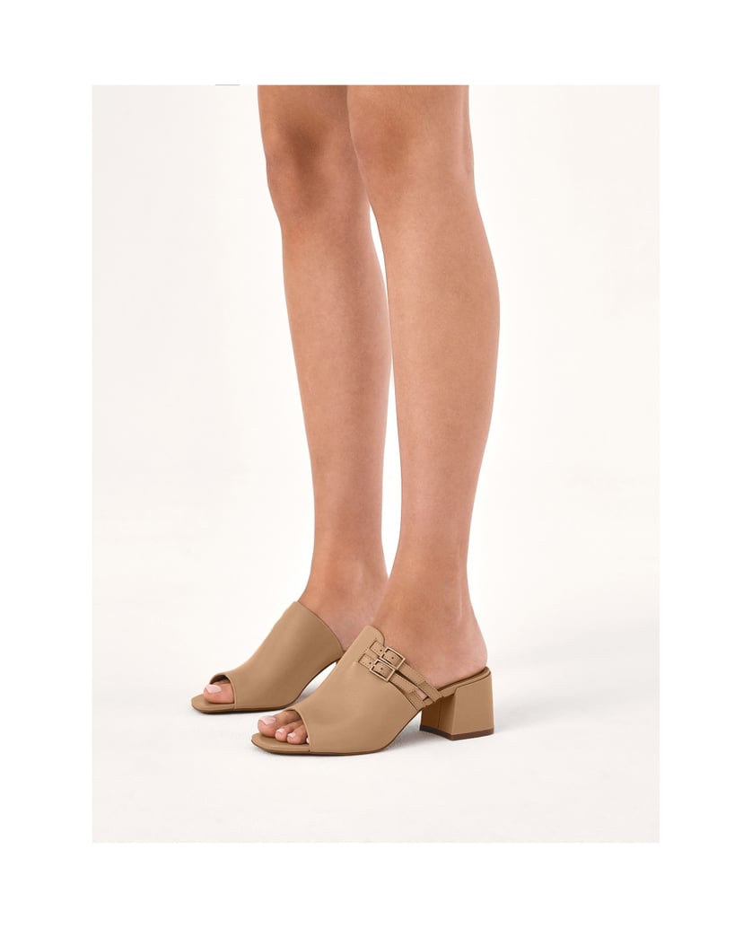 Kazar-Beigefarbene-Pantoletten-mit-eingebautem-beige