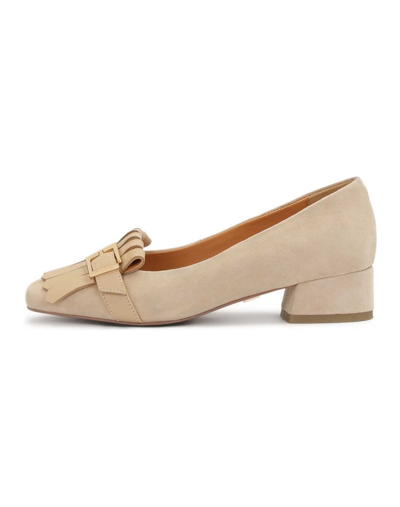 Kazar-Low-pumps-in-suede-and-smooth-leather-béžová