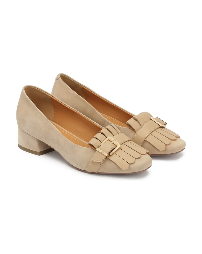 Kazar-Low-pumps-in-suede-and-smooth-leather-béžová