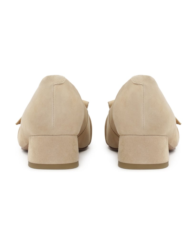 Kazar-Low-pumps-in-suede-and-smooth-leather-béžová
