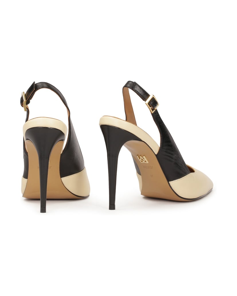 Kazar-Zweifarbige-Stiletto-Pumps-mit-offenem-A-weiss