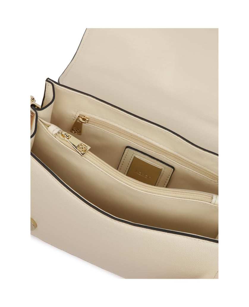 Kazar-Leather-handbag-with-decorative-draping-on-the-flap-biela