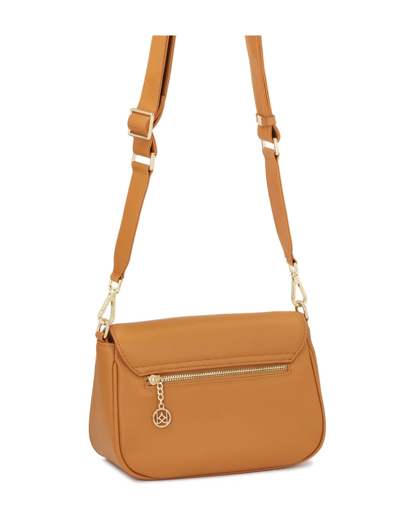 Kazar-Small-leather-handbag-on-a-wide-strap-velbloudí