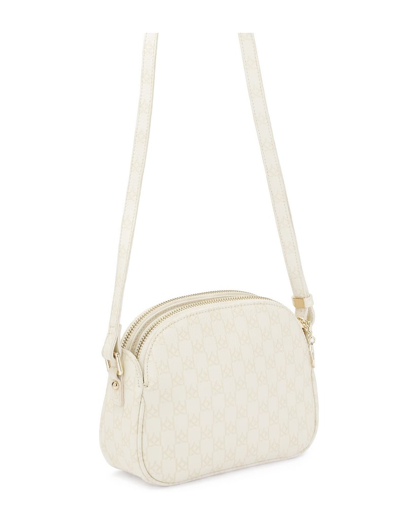 Kazar-KAZAR-monogrammed-leather-crossbody-biela