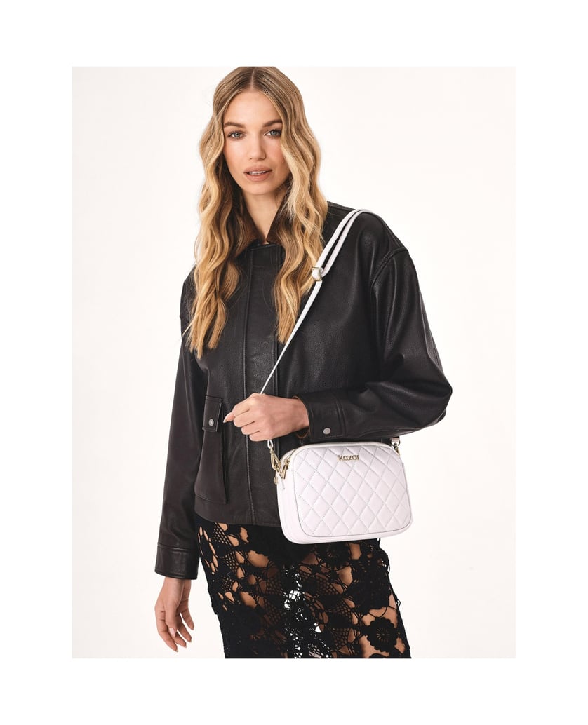Kazar-White-handbag-with-striking-quilting-biela