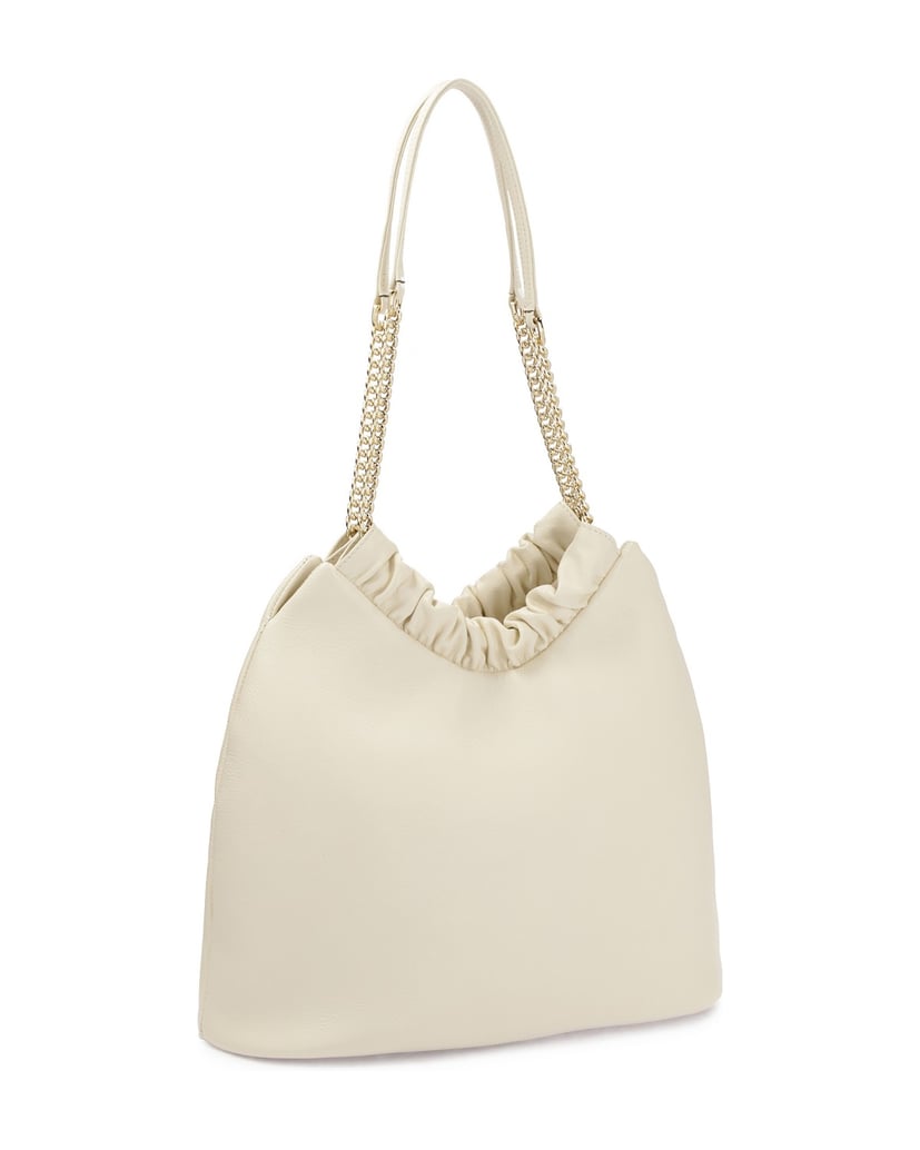 Kazar-Cream-handbag-of-loose-cut-with-two-handles-biela