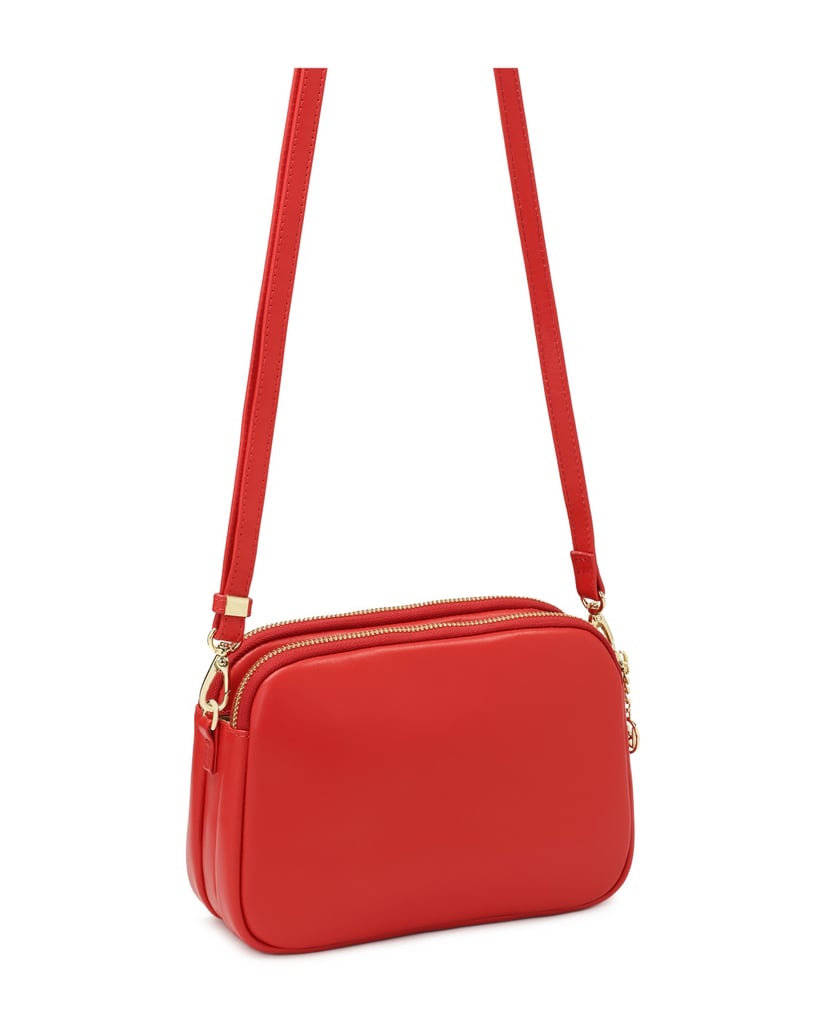 Kazar-Red-strap-bag-with-detachable-pouch-červená
