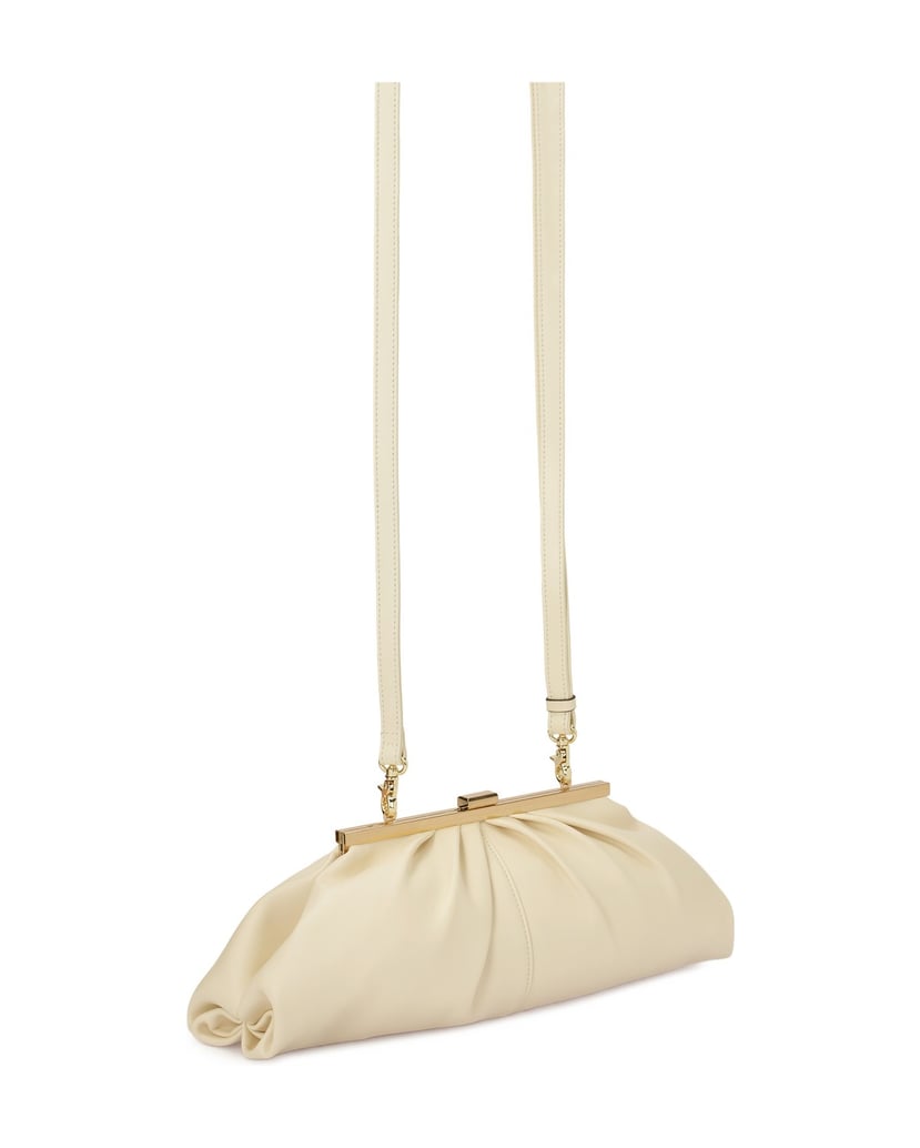 Kazar-Gelegentliche-Clutch-Tasche-aus-cremefar-weiss