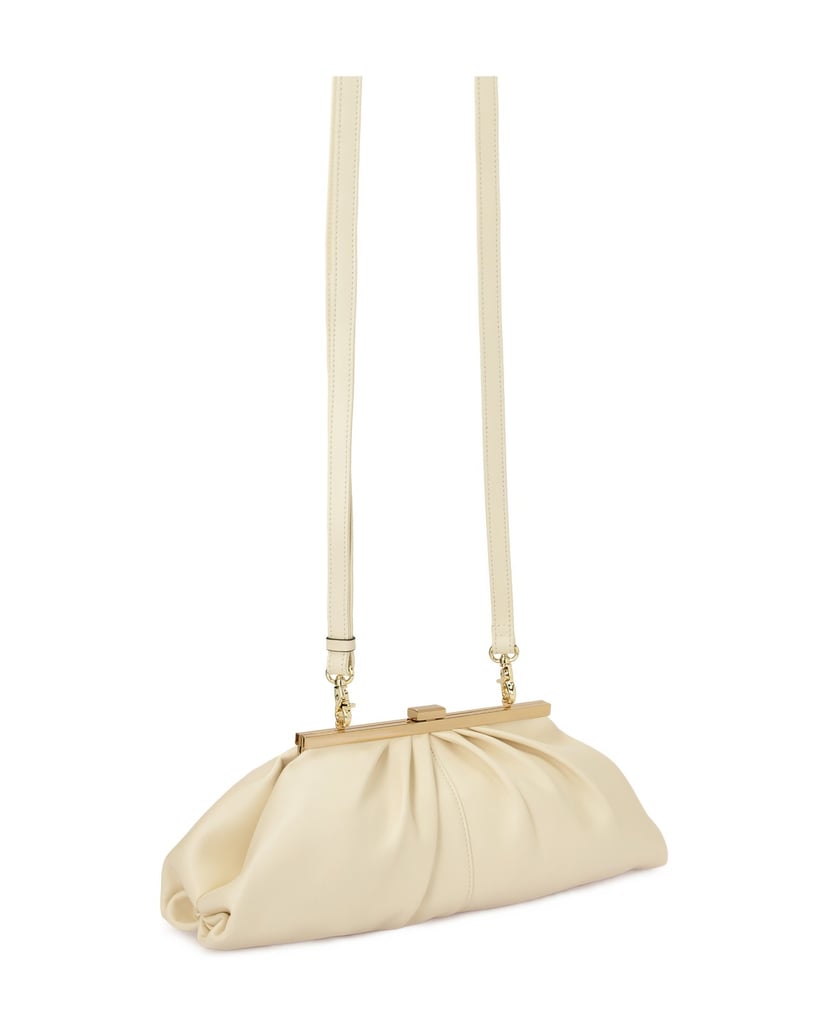 Kazar-Gelegentliche-Clutch-Tasche-aus-cremefar-weiss