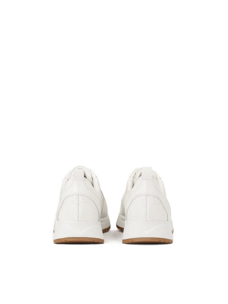 Kazar-Weiße-Leder-Kombi-Sneakers-mit-Monogramm