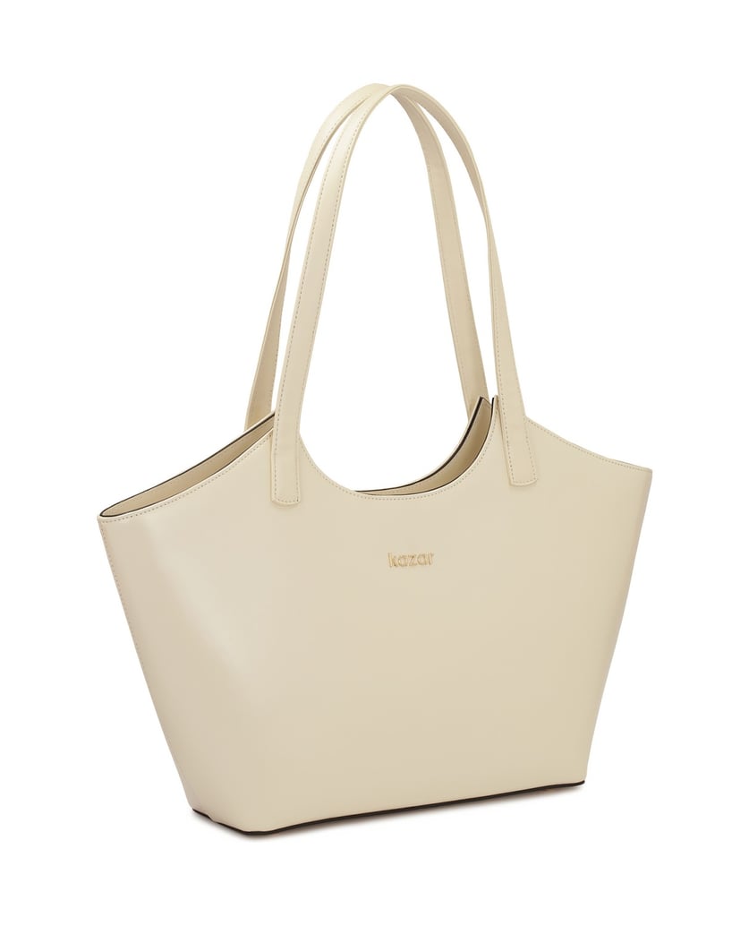 Kazar-Große-Umhängetasche-mit-stabiler-Konstru-weiss