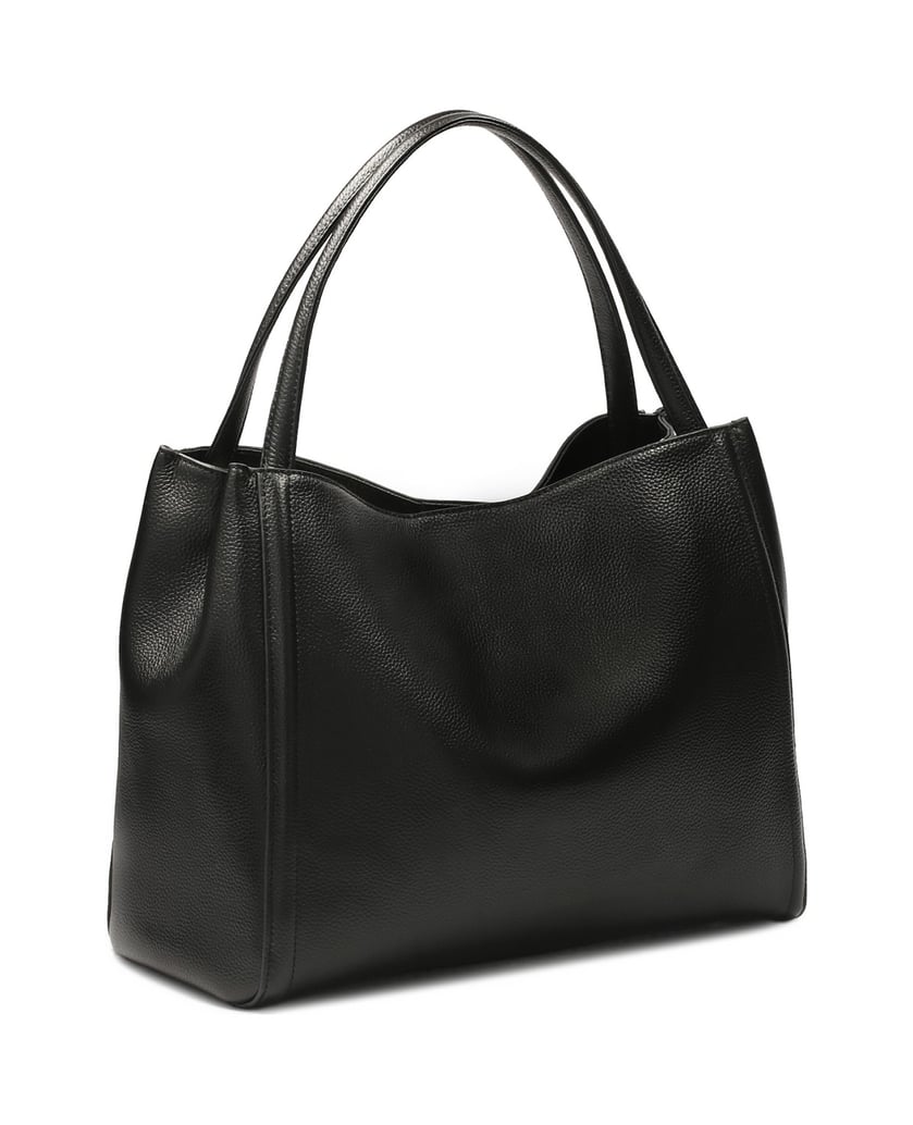 Kazar-Große-schwarze-Handtasche-aus-weichem-Le-schwarz