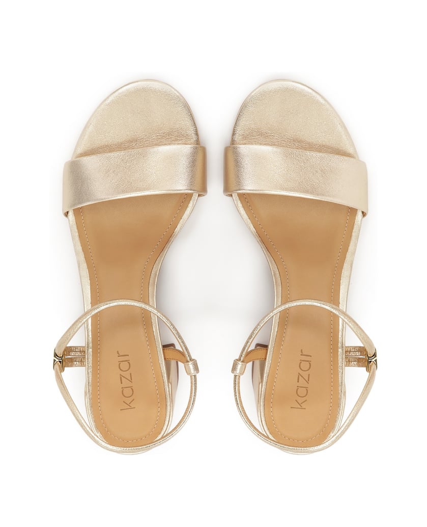 Kazar-Goldene-Sandalen-mit-einzigartigem-Versc-gold