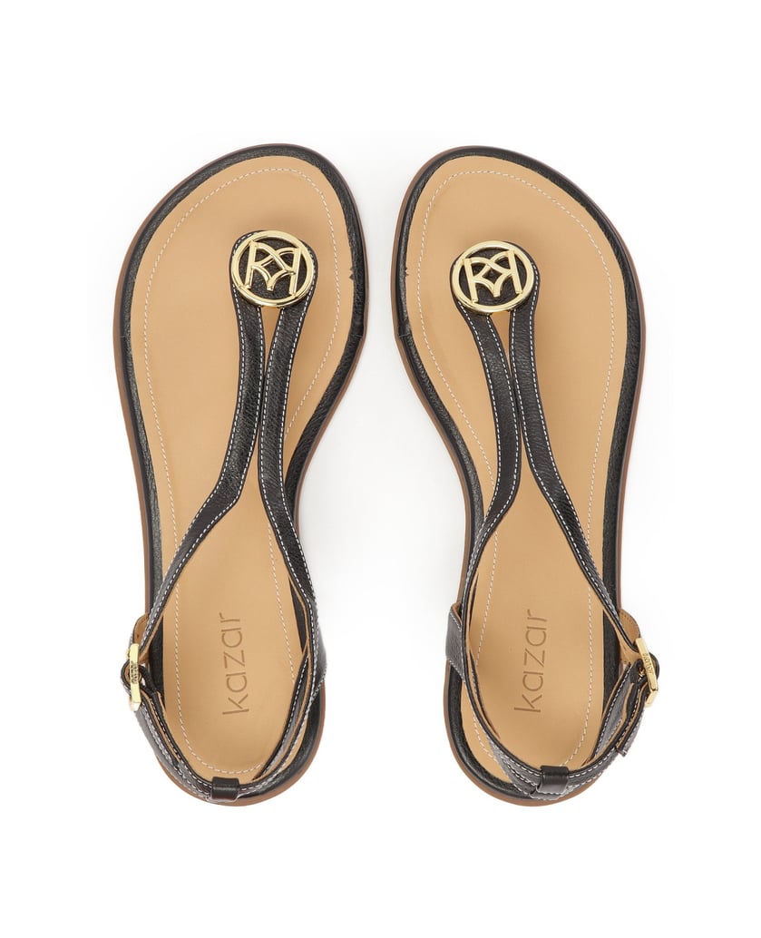 Kazar-Schwarze-Flip-Flop-Sandalen-schwarz