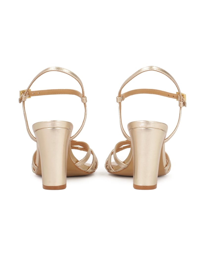 Kazar-Goldene-Sandalen-mit-breitem-Absatz-gold