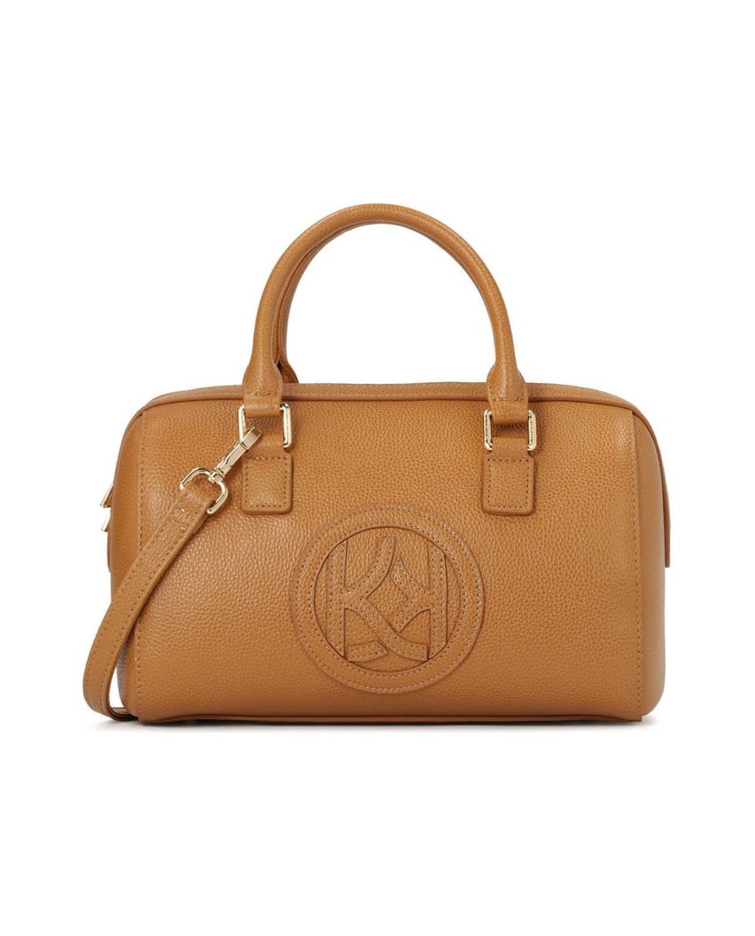 Kazar-Light-brown-leather-trunk-handbag-ťavia