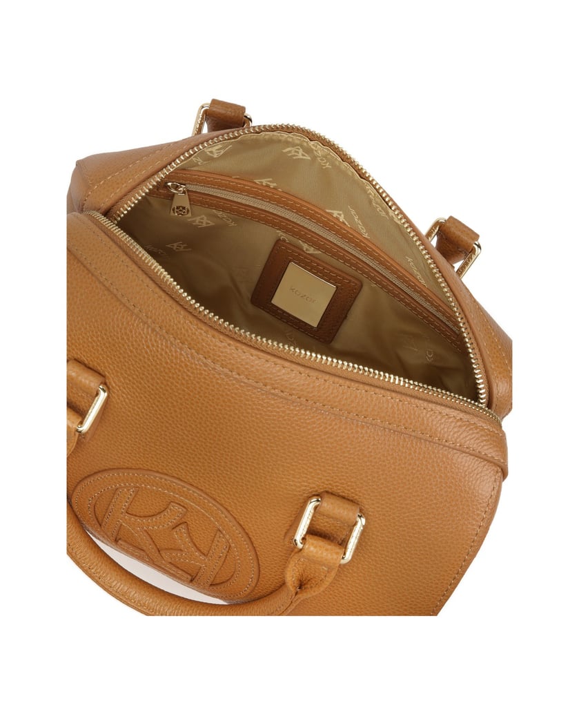 Kazar-Light-brown-leather-trunk-handbag-ťavia