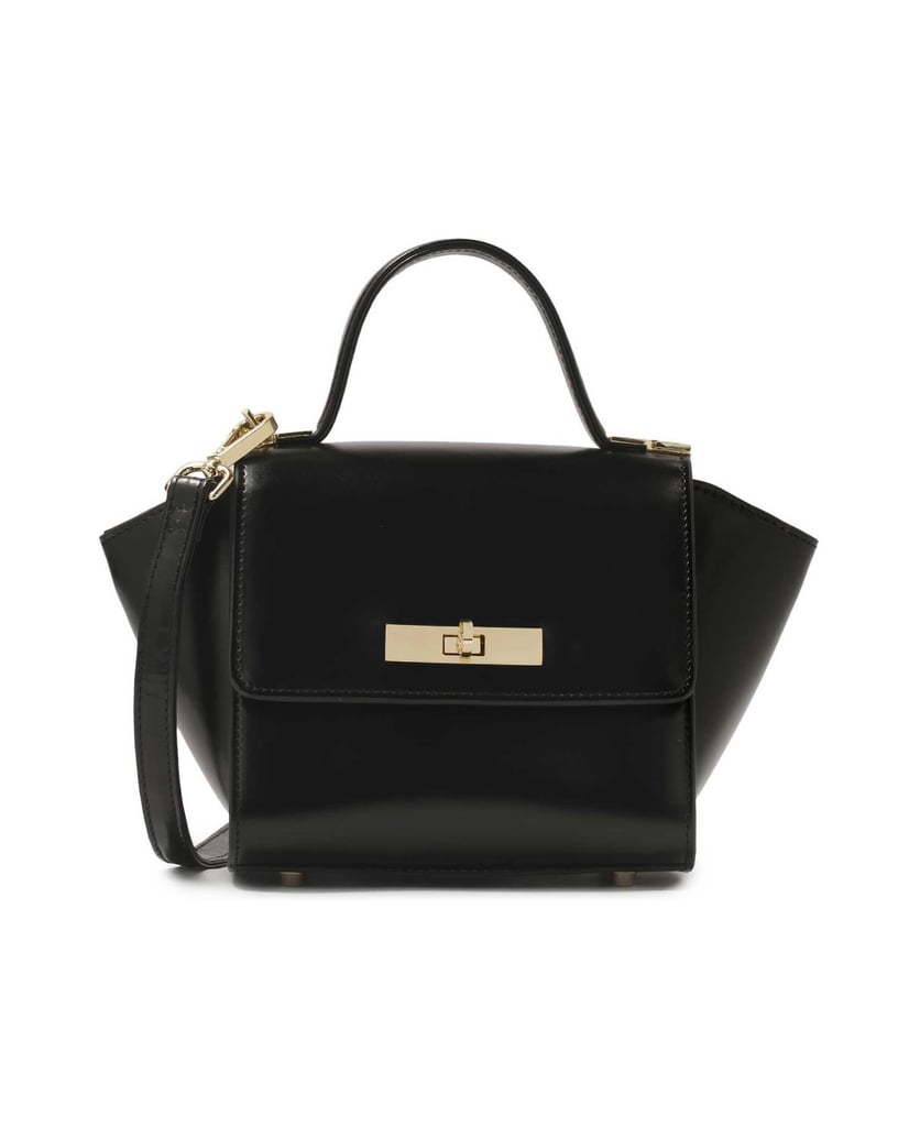 Kazar-Elegant-black-handbag-with-a-unique-shape-čierna