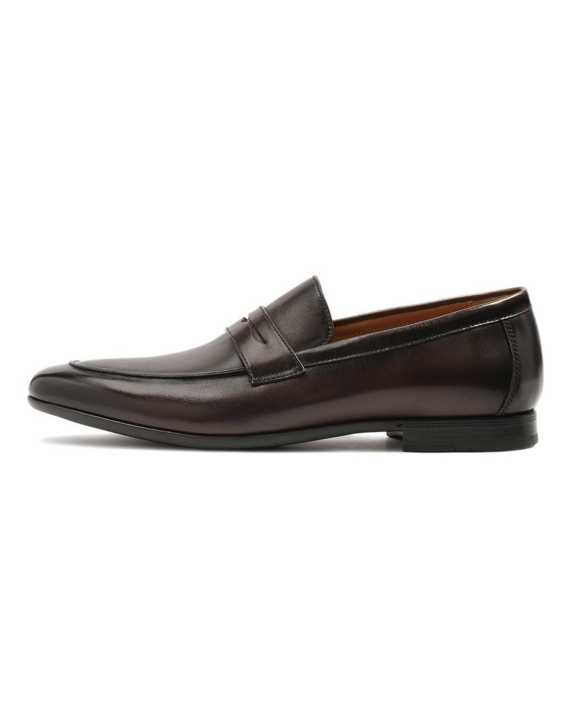 Kazar-Braune-Penny-Loafers-aus-Glattleder-braun