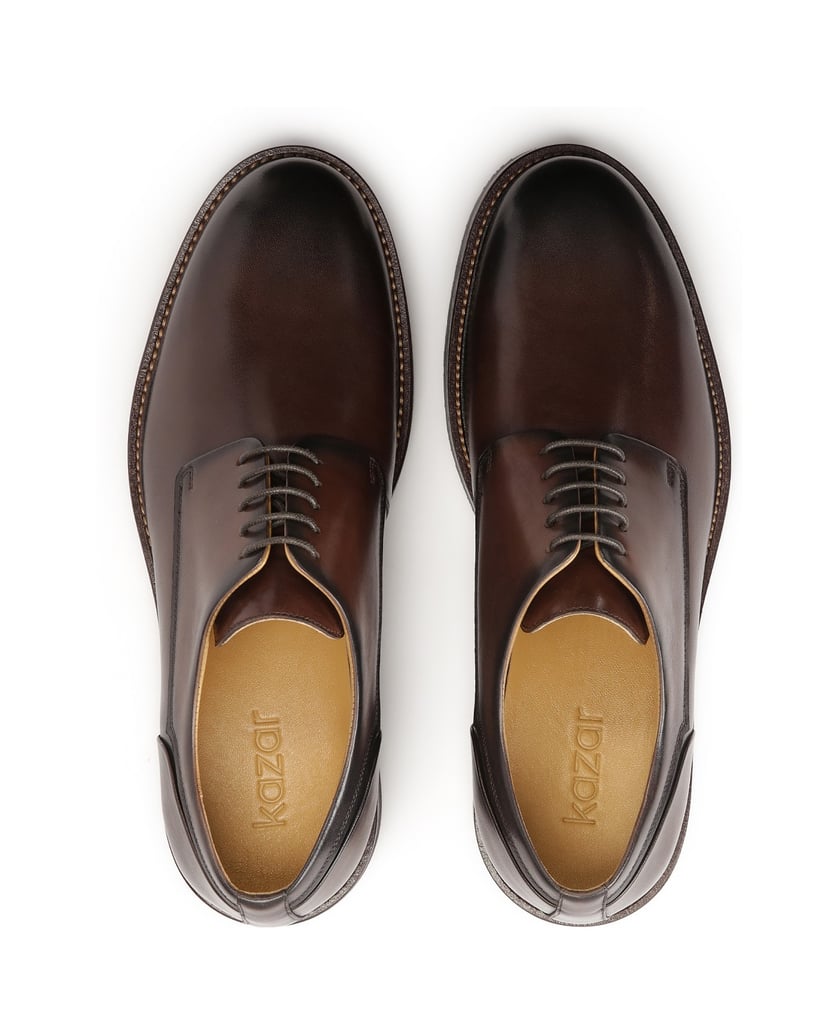 Kazar-Brauner-Derby-aus-Naturleder-braun