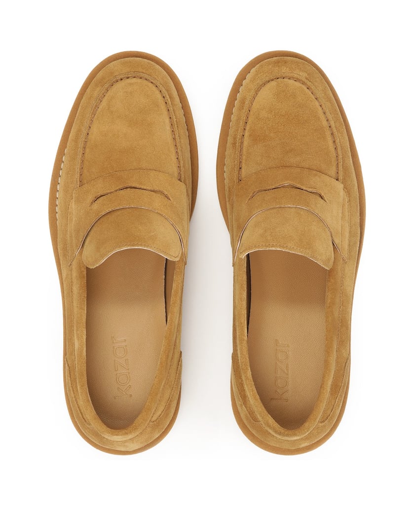 Kazar-Light-brown-suede-slip-on-shoes-ťavia