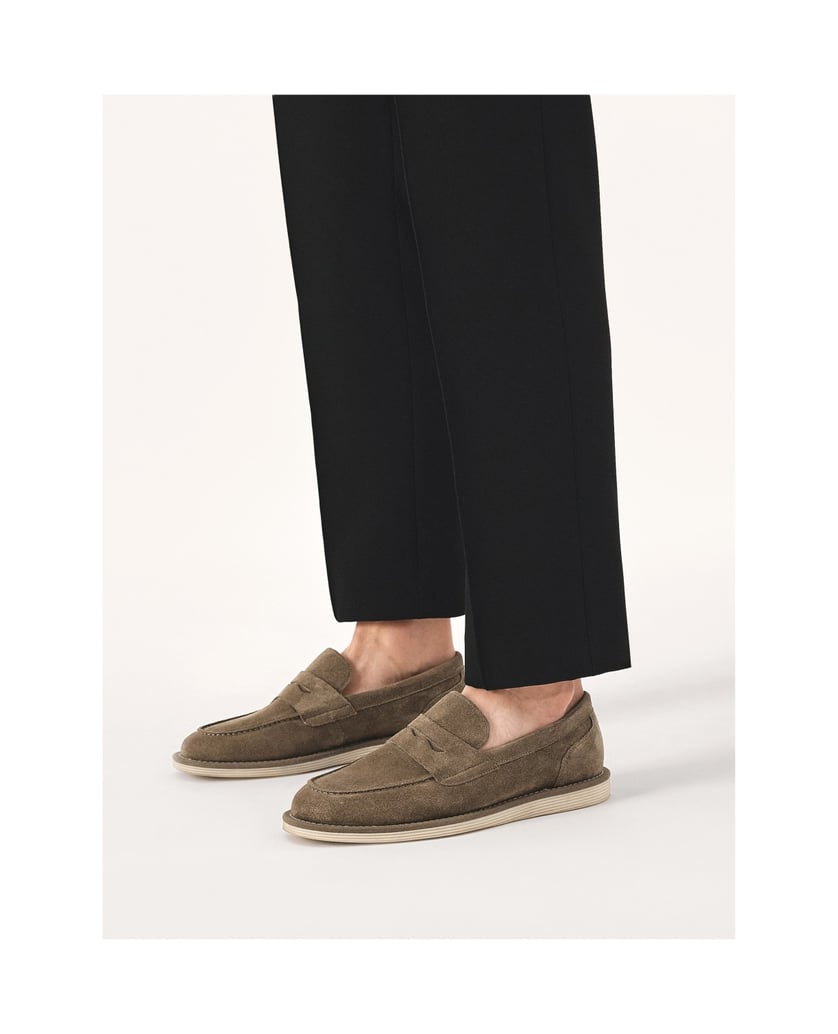Kazar-Men's-suede-slip-on-shoes-tmavošedá
