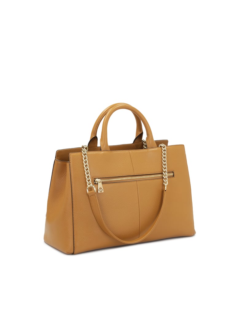 Kazar-Hellbrauner-Kofferraum-mit-geprägter-Kla